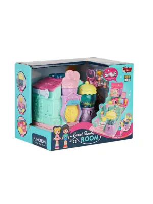 Omarı Işıklı Müzikli Aksesuarlı Ev Dekorasyonu Açılıp-Katlanır