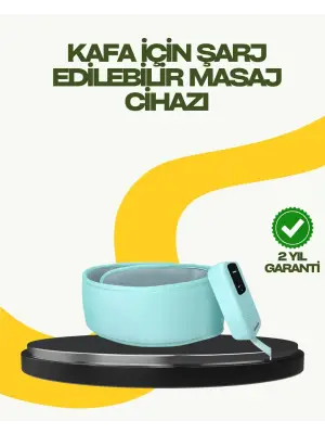 Isıtmalı Baş Masaj Aleti Rahatlatıcı Ve Stres Giderici Tasarım