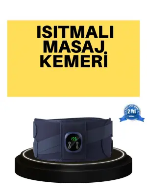Isıtmalı Masajlı Bel Destek Kemeri Ev Tipi Kullanım
