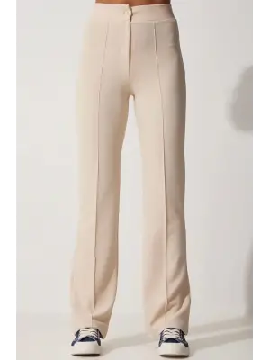 İthal krep kumaş palazzo pantolon