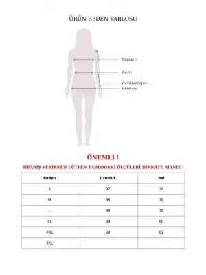 İthal Likralı Krep Kumaş Kiloş Çan Etek  -Laci