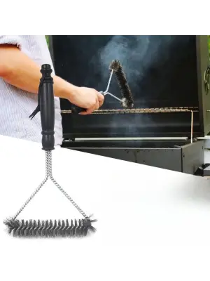 Omarı Paslanmaz Çelik Izgara Temizleyici Fırça