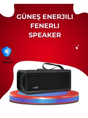 J-ıpox P520 Solar Enerjili Bluetooth Hoparlör Fm Radyolu 8w Ses