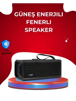 J-ıpox P520 Solar Enerjili Bluetooth Hoparlör Fm Radyolu 8w Ses