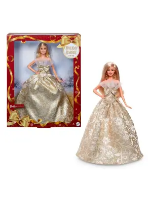 JBH95 Barbie 2025 Mutlu Yıllar Bebeği - Sarışın