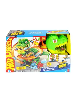 Omarı T-Rex ve İtfaiye İstasyonlu Oyun Seti