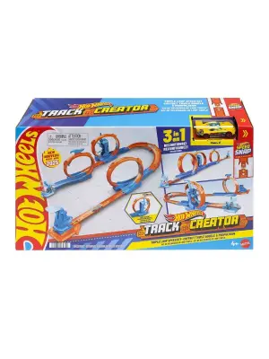 JDW39 Hot Wheels Track Creator Triple Loop Speed Kit