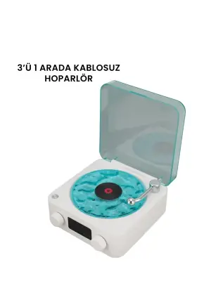 Kablosuz Bluetooth Hoparlör Mavi