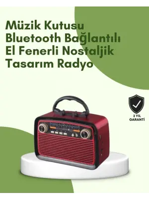 Kablosuz Bluetooth Hoparlör – Yüksek Ses Kalitesi, Uzun Pil Ömrü, Fm Ve Am Radyo Fonksiyonu