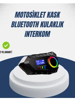 Kablosuz Bluetooth İnterkom Ip65 Suya Dayanıklı 40mm Hd Ses Ve 40 Saat Pil