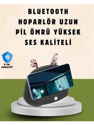 Kablosuz İndüksiyonlu Telefon Tutucu & Hoparlör – Net Ses, Kolay Kullanım