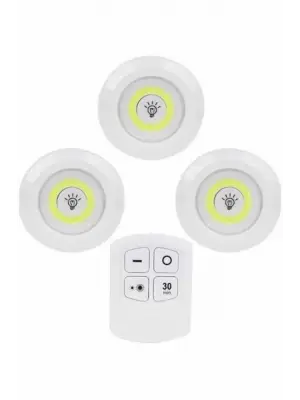 Kablosuz Pilli Işıldak  Masa Lambası Mutfak Tezgah Altı Banyo Dolabı Dolap İçi