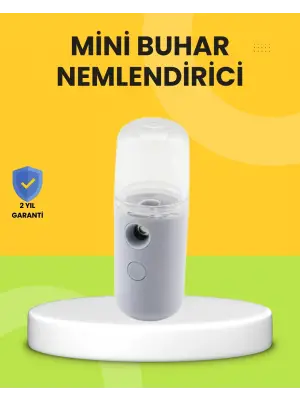 Kablosuz Şarjlı Buharlı Nemlendirici – Enerji Tasarruflu Taşınabilir Cilt Bakım Cihazı