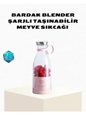 Kablosuz Taşınabilir Mini Blender – Usb Şarjlı, 1200mah