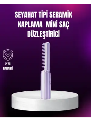 Kablosuz Usb Şarjlı Saç Düzleştirici Tarak – Seyahat Boy