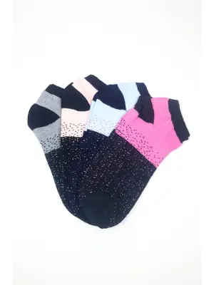 Kadın Bilek Çorap Yazlık Nokta Desen 4 Çift