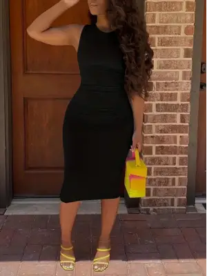 Kadın Bodycon Dalgıç Elbise