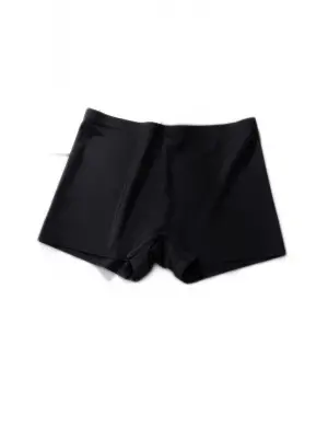 Siyah Dikişsiz Görünmez İz Yapmaz Mini Şort Boxer Kadın Giyim