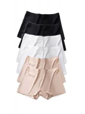 Omarı Kadın Dikişsiz Görünmez Mini Şort Boxer Seti