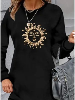 Omarı Yazın Klasik Tarzınıza Renk Katacak Uzun Kollu Elbise