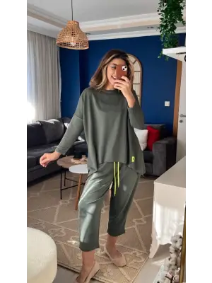 Kadın Armalı İkili Takım - Pamuk Viskon