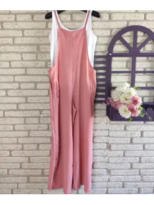 Kadın İp Askılı Atlet Detay Aerobin Salaş Tulum