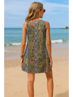 Omarı Zarif Dantel Detaylı Kadın Kolsuz Elbise