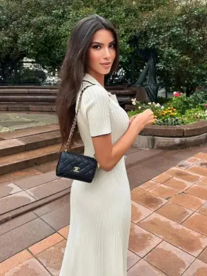 Kadın Kısa Kollu Yakalı önden Düğmeli Maxi Triko Elbise