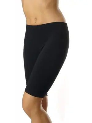 Omarı Siyah Kadın Kısa Tayt Modelleri