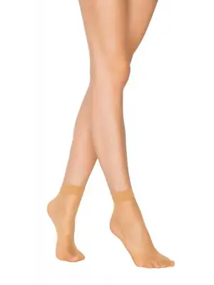 Omarı 15 Mat Soket Çorap - Kadın Ten Rengi