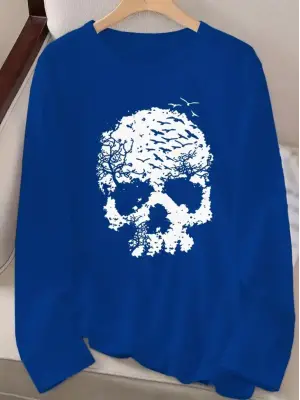 Kadın Ayçiçeği Desenli Doğal Viskon Bluz