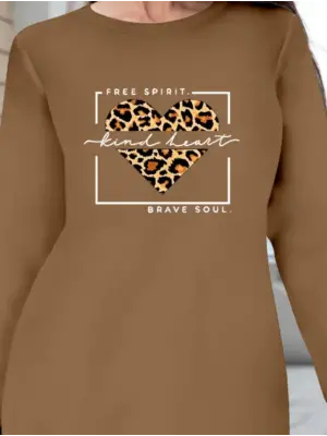 Kadın Uzun Kollu Bisiklet Yaka Desenli Viskon Iki Iplik Bluz