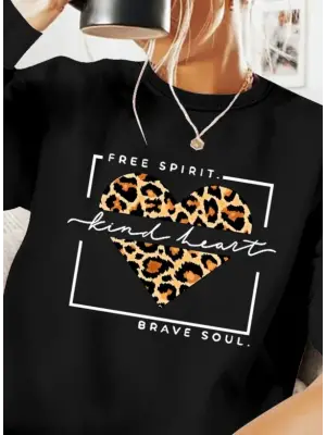 Kadın Uzun Kollu Bisiklet Yaka Desenli Viskon Iki Iplik Bluz