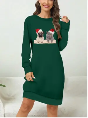 Omarı Desenli Viskon Uzun Kollu Kadın Bluzu