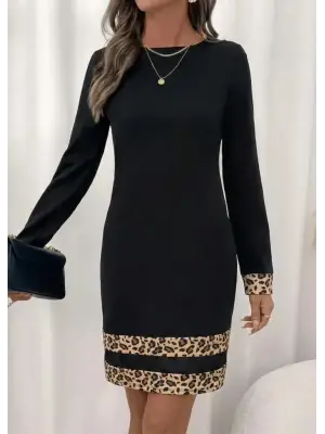 Şık Kadın Mini Ithal Krep Elbise