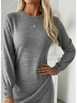 Şık Mini Yumoş Elbise