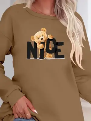 Omarı Elegan Viskon Uzun Kollu Kadın Bluzu