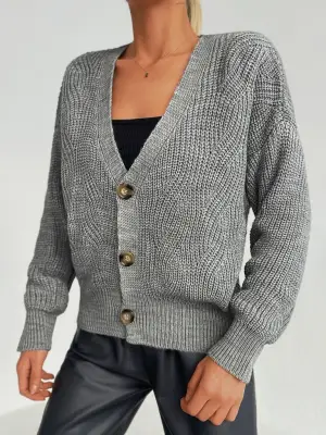 Kadın Modern Uzun Kollu Triko Hırka