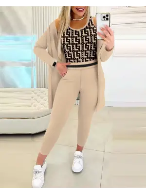 Kadın Uzun Kollu Krep Takım