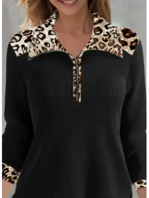 Trend Kadın Waffle Bluz