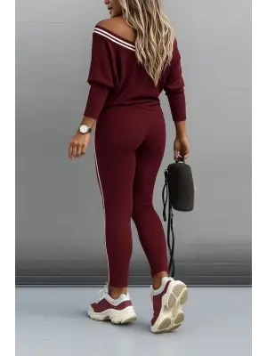 Göz Alıcı İki İplik Bluz Ve Pantolon Takım