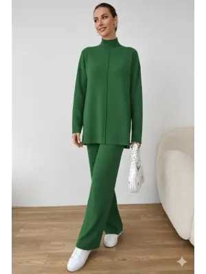 Kadın Uzun Kollu Triko Ikili Takım