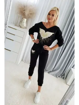 Şık Desenli Viscon İkili Takım