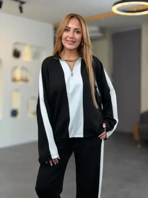 Zarif İki İplik Bluz ve Pantolon Takımı