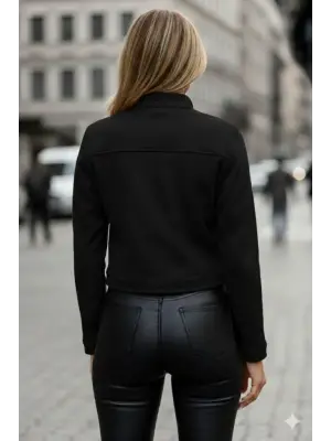 Trend Süet Kısa Ceket