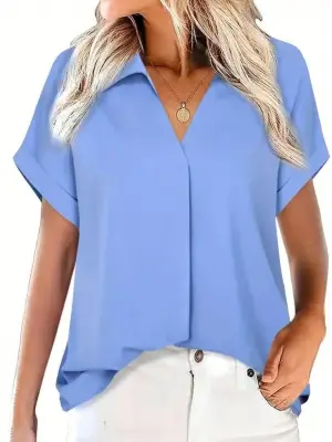 Omarı Sade Şıklıkta Kadın Uzun Bluz