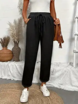 Omarı Yüksek Bel Detaylı Aerobin Pantolon