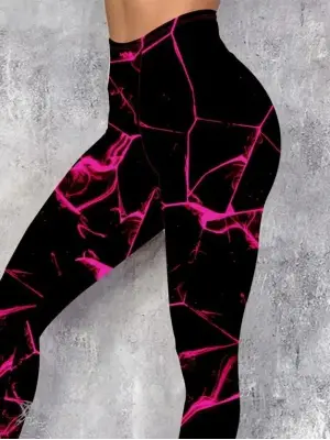 Kadın Yüksek Bel Renk Detaylı Dalgıç Tayt