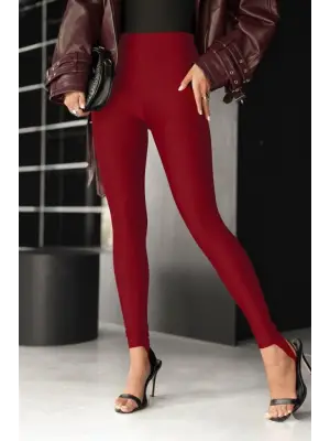 Kadın Yüksek Bel Topuk Altından Geçmeli Dalgıç Tayt