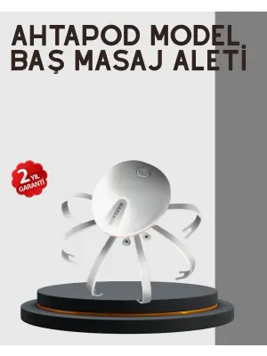 Kafa Derisi Masaj Aleti Usb-c Şarjlı Rahatlatıcı Ve Canlandırıcı Masaj